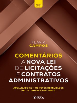 cover image of Comentários à nova lei de licitações e contratos administrativos